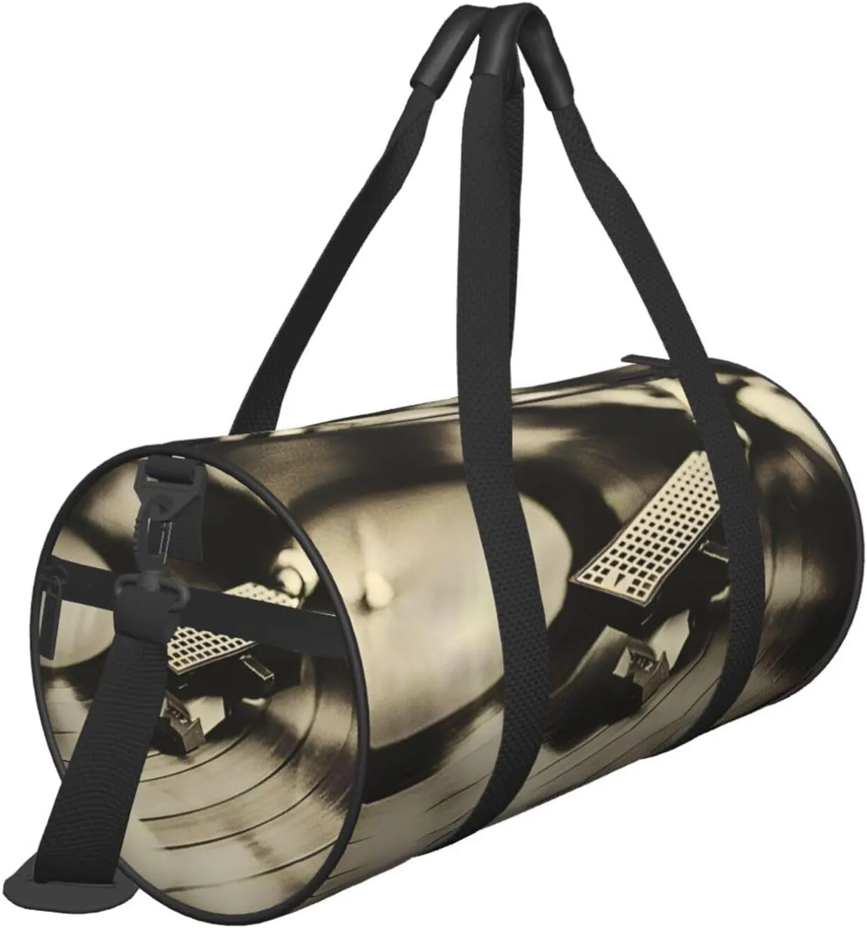 Travel Duffle Bag for Men Women, Vinyl Record Turntable Duffle Bags for Sport Gym Overnight Luggage