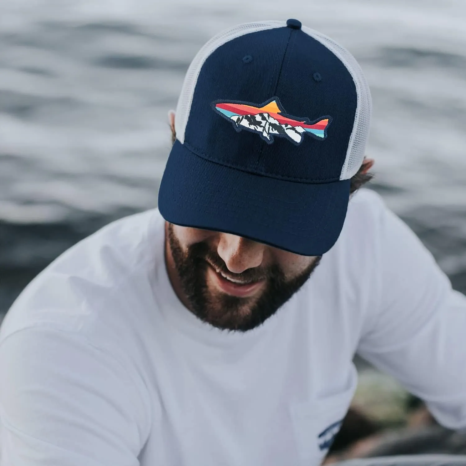 Trucker Hat for Men and Women - Outdoors Snapback Hats for Hiking, Climbing, Fishing, Outdoor Adventure