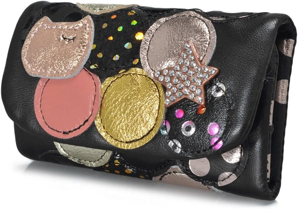 Tsumorichisato Key Case, New Multi-Dots, Black II