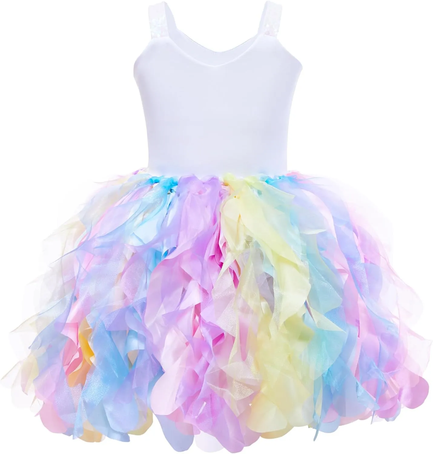 Tutu Dress for Girls Sparkly Sequin Tulle Princess Birthday Party Dress for Toddler Girls Prom Sneaker Ball Gown