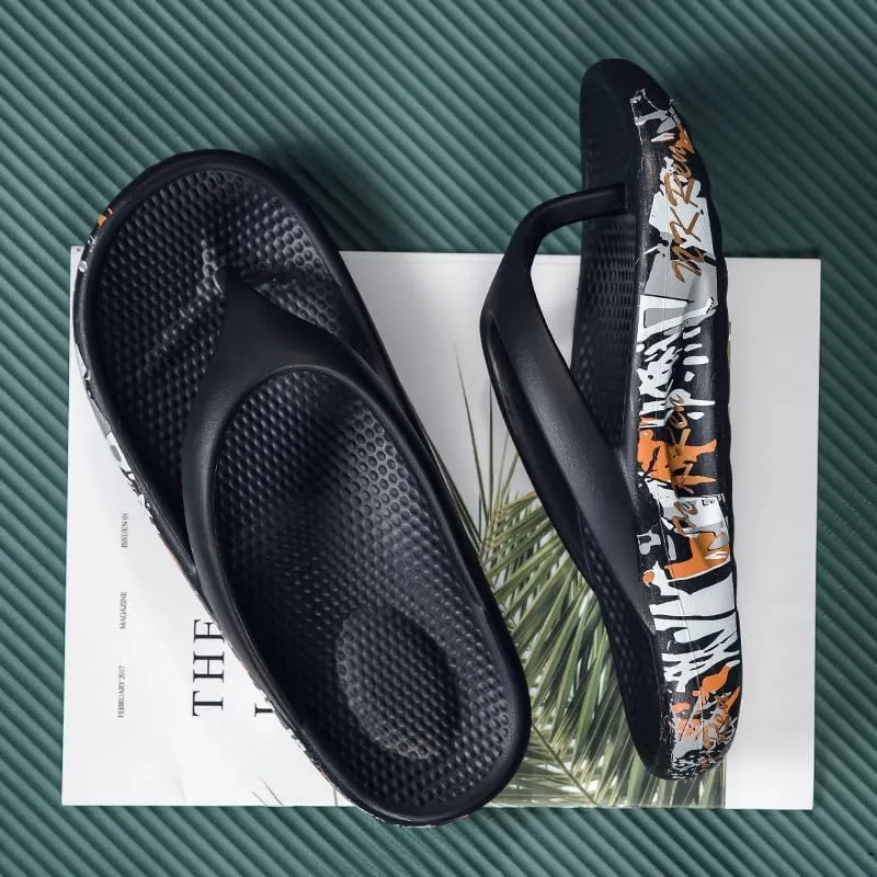Unisex Flip Flops For Men Women Beach Sandals Flip-Flops outdoor indoor Slippers Water Pillow Cloud Non-Slip Slides For Adult