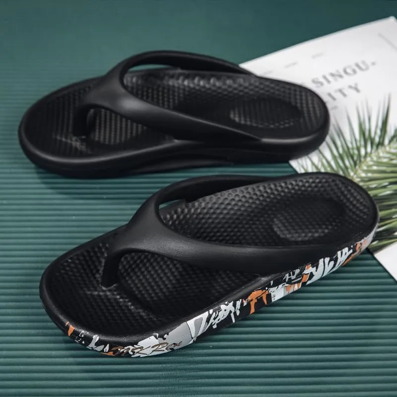 Unisex Flip Flops For Men Women Beach Sandals Flip-Flops outdoor indoor Slippers Water Pillow Cloud Non-Slip Slides For Adult