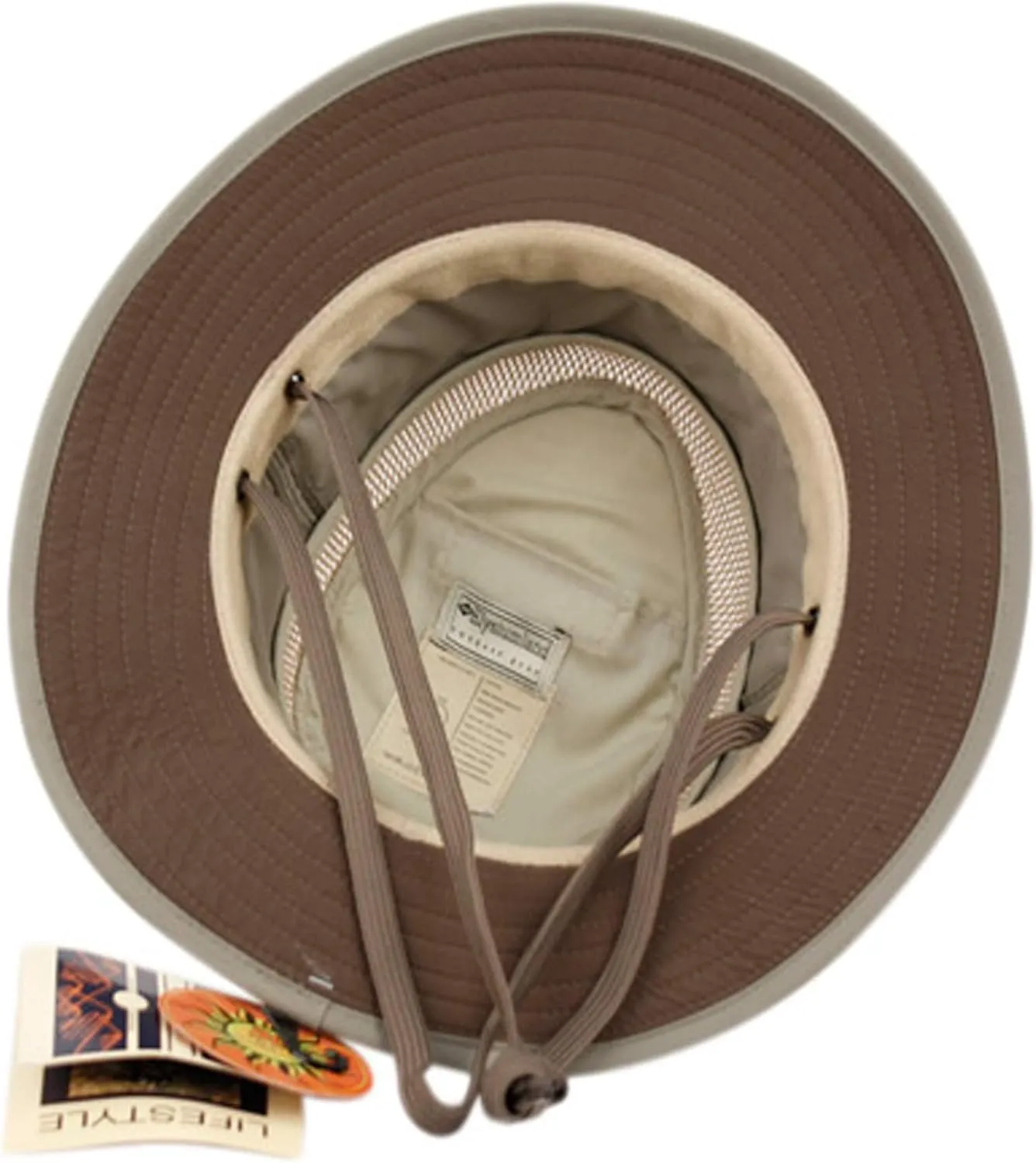 Unisex Safari Sun Bucket Hat with Breathable Mesh Crown