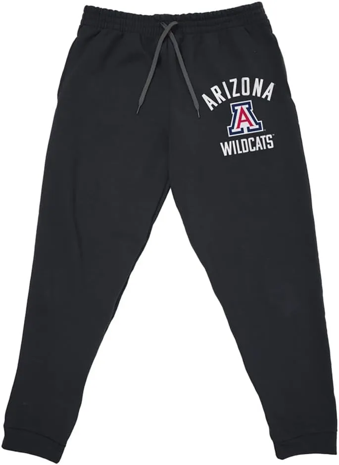 University of Arizona Officially Licensed Apparel - Arched Text Unisex Jogger Sweatpants with Pockets