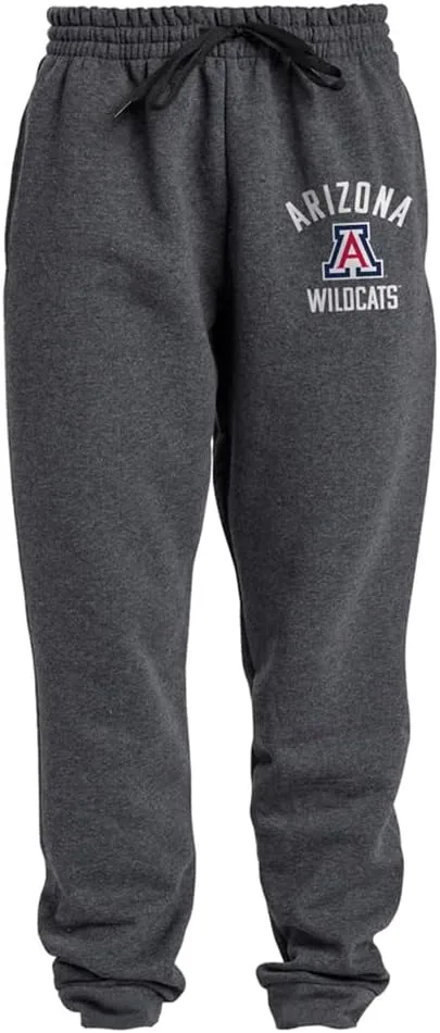 University of Arizona Officially Licensed Apparel - Arched Text Unisex Jogger Sweatpants with Pockets