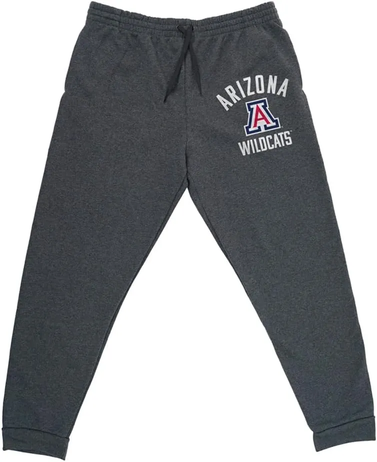 University of Arizona Officially Licensed Apparel - Arched Text Unisex Jogger Sweatpants with Pockets