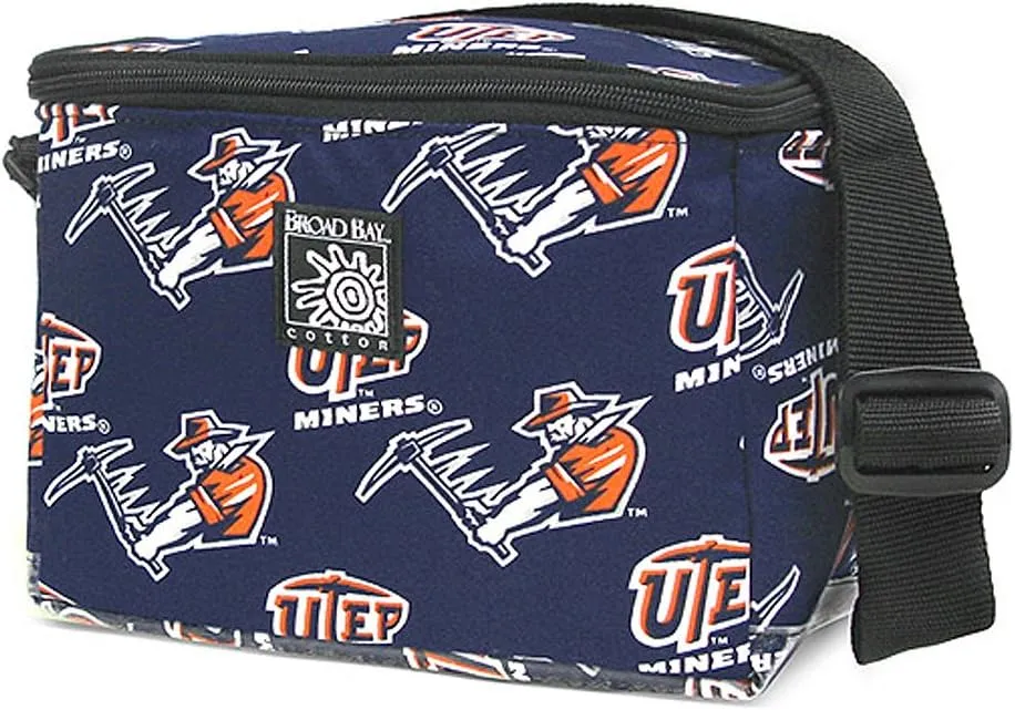 UTEP Lunch Bag OFFICIAL UTEP Miners Lunchbox Cooler Bag