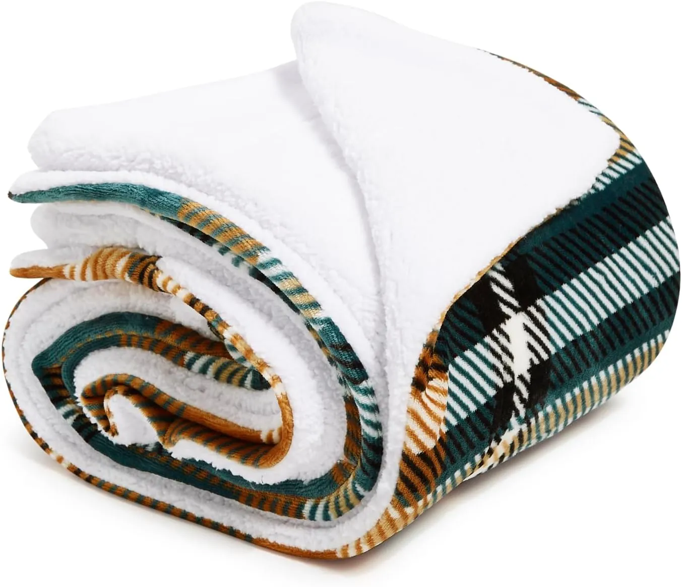Vera Bradley Fleece Cozy Life Throw Blanket, Orchard Plaid