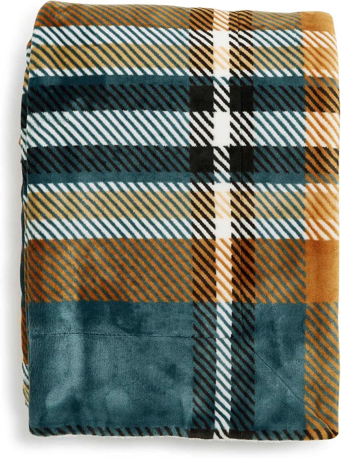 Vera Bradley Fleece Cozy Life Throw Blanket, Orchard Plaid