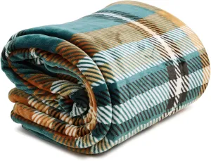 Vera Bradley Fleece Cozy Life Throw Blanket, Orchard Plaid