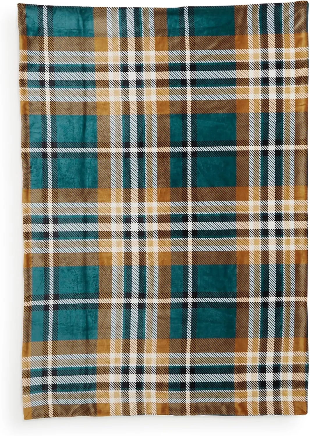 Vera Bradley Fleece Cozy Life Throw Blanket, Orchard Plaid