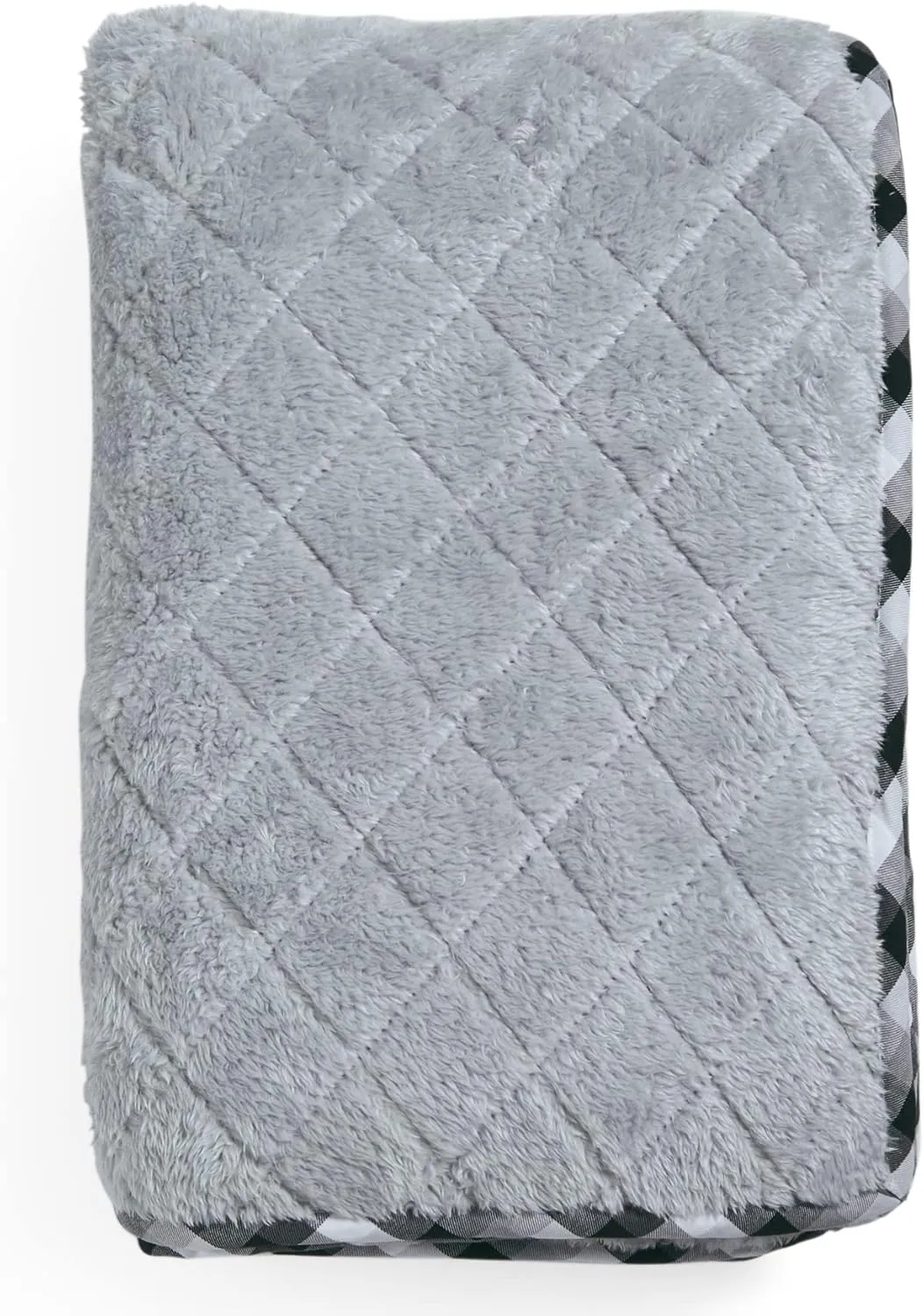 Vera Bradley Women's Fleece Solid Throw Blanket, Kingbird Plaid, 80 X 50
