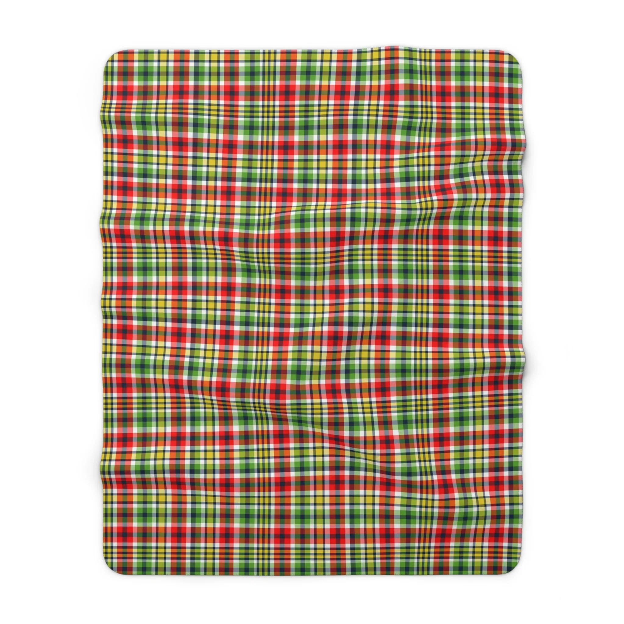 Very Merry Plaid Sherpa Fleece Blanket