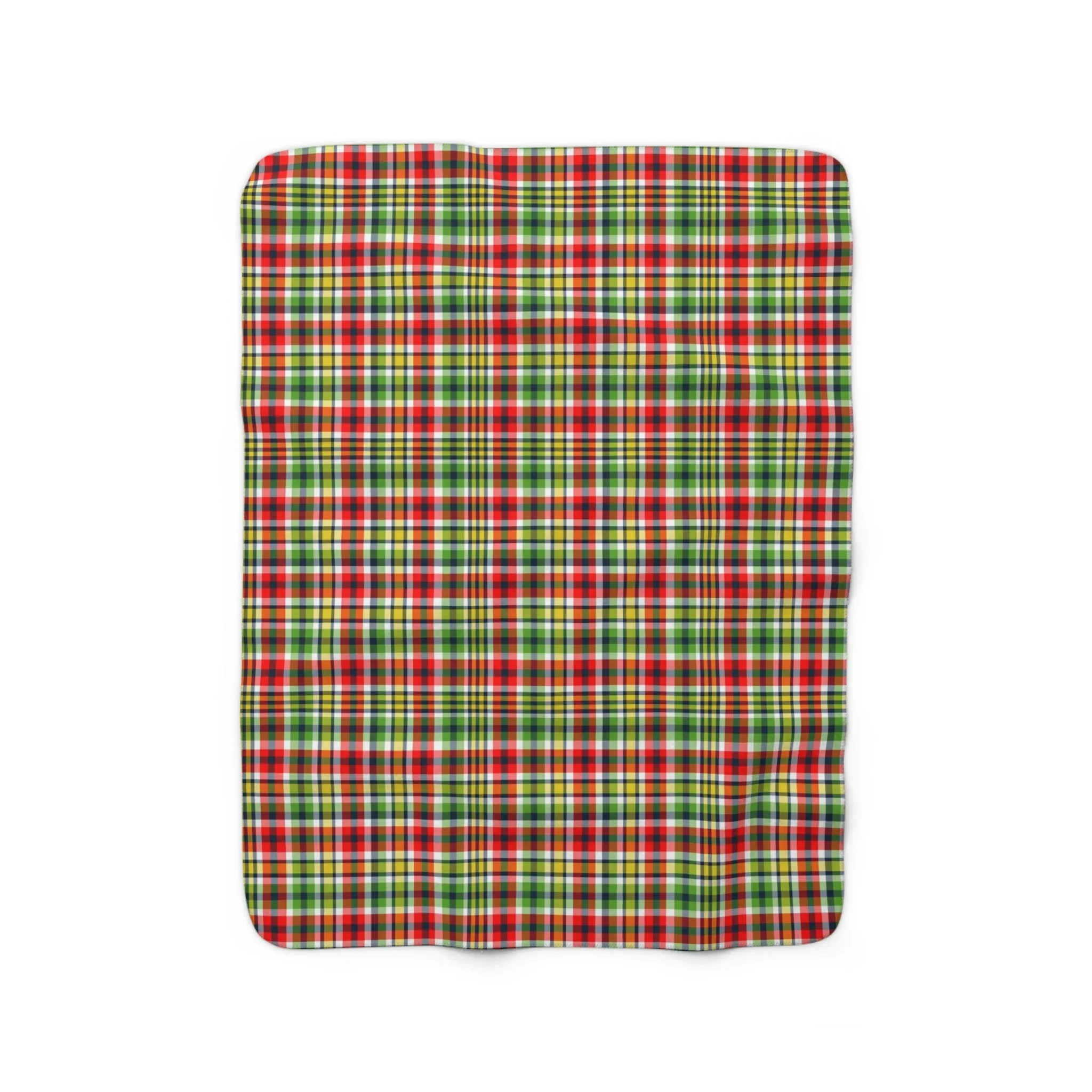 Very Merry Plaid Sherpa Fleece Blanket