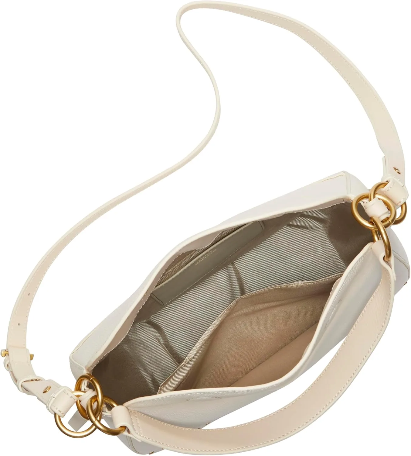 Vince Camuto Womens Noemy Pebbled Leather Crossbody Handbag