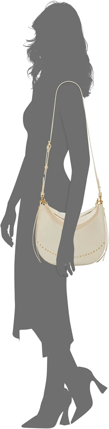 Vince Camuto Womens Noemy Pebbled Leather Crossbody Handbag