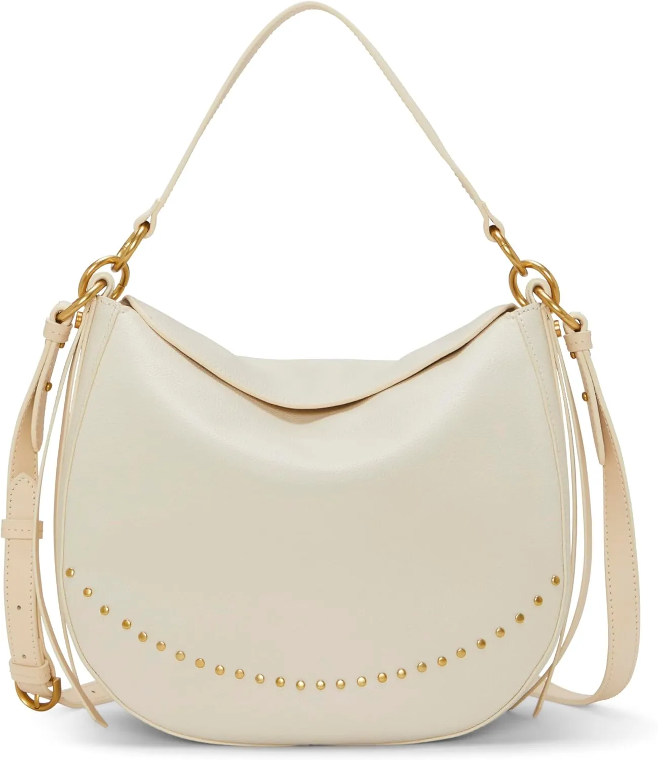 Vince Camuto Womens Noemy Pebbled Leather Crossbody Handbag