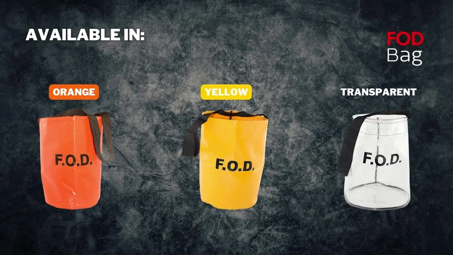Vinyl-Coated FOD Tool Bucket - Ideal for Aerospace, Aviation Industry - Help Eliminate Foreign Object Debris - Bucket Fod Bag