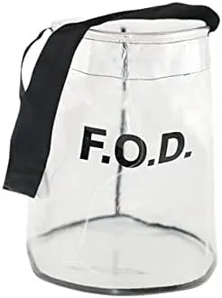 Vinyl-Coated FOD Tool Bucket - Ideal for Aerospace, Aviation Industry - Help Eliminate Foreign Object Debris - Bucket Fod Bag