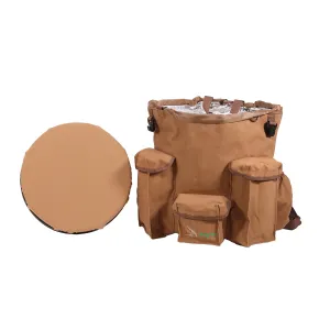 Vntr. Bucket Pack, Spin Seat -brown