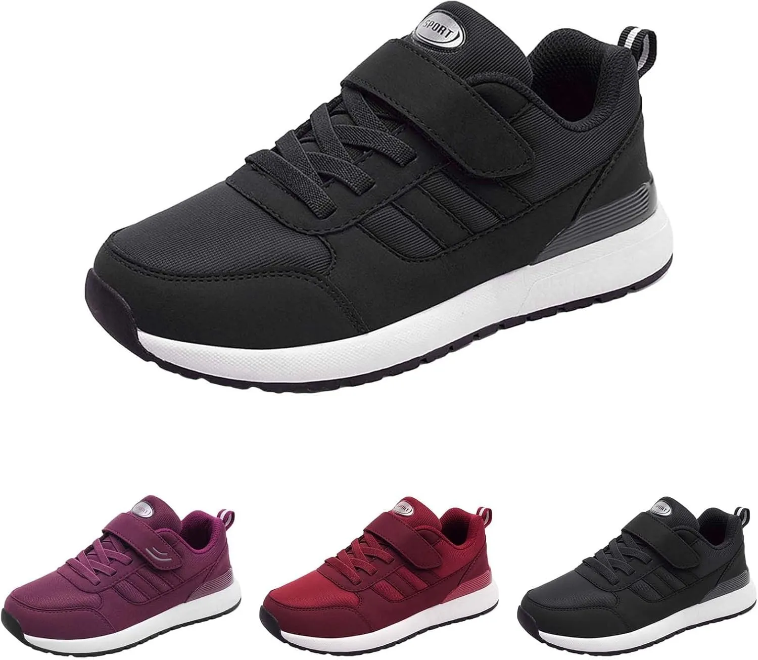 Walking Shoes Women Size 12 Wide Standing All Day Shoes for Women Wide Women Trail Running Shoes Wide Toe Box Hiking Shoes Women Wide Office Sneakers for Women 2024
