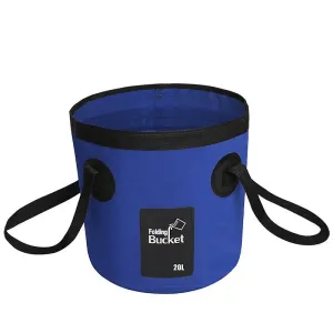 Water Bucket 20l Collapsible Space Saving Wash Basin Collapsible Water Storage