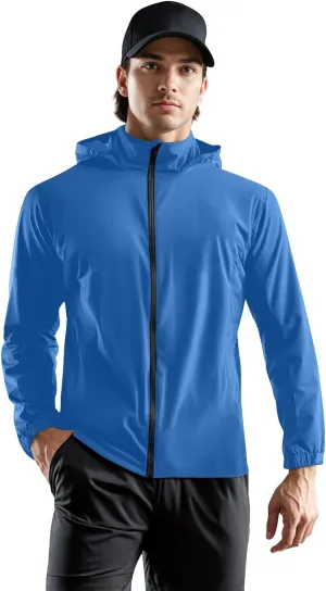 WENKOMG1 Adults and Kids UPF 50  Sun Protection Shirt Quick Dry Windbreaker Waterproof Outdoor Full Zip Up Raincoat