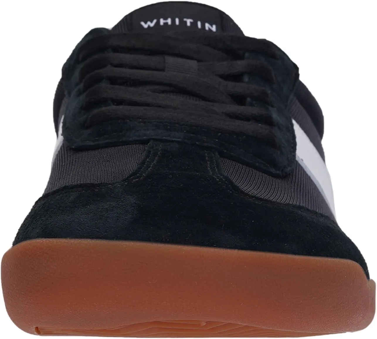WHITIN Women's Wide Toe Box Barefoot Shoes | Fashion Suede Patchwork Design | Zero Drop Sole