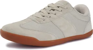 WHITIN Women's Wide Toe Box Barefoot Shoes | Fashion Suede Patchwork Design | Zero Drop Sole