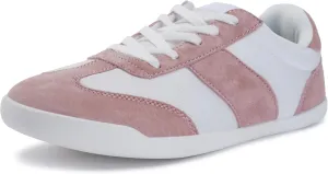WHITIN Women's Wide Toe Box Barefoot Shoes | Suede Patchwork Design