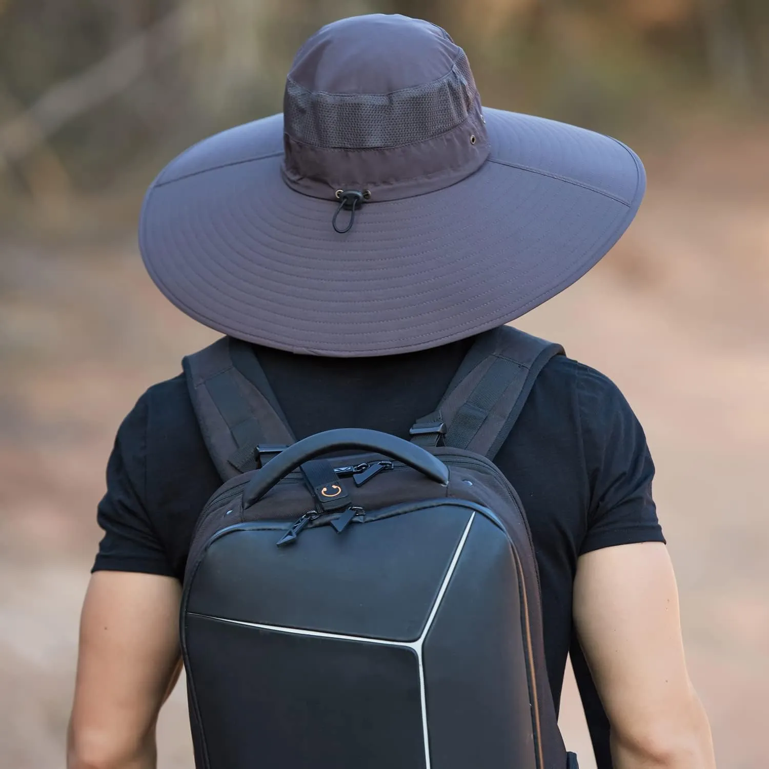 Wide Brim Sun Hat for Men Women UV Protection Ventilated Summer Hats for Fishing Hiking Garden Beach
