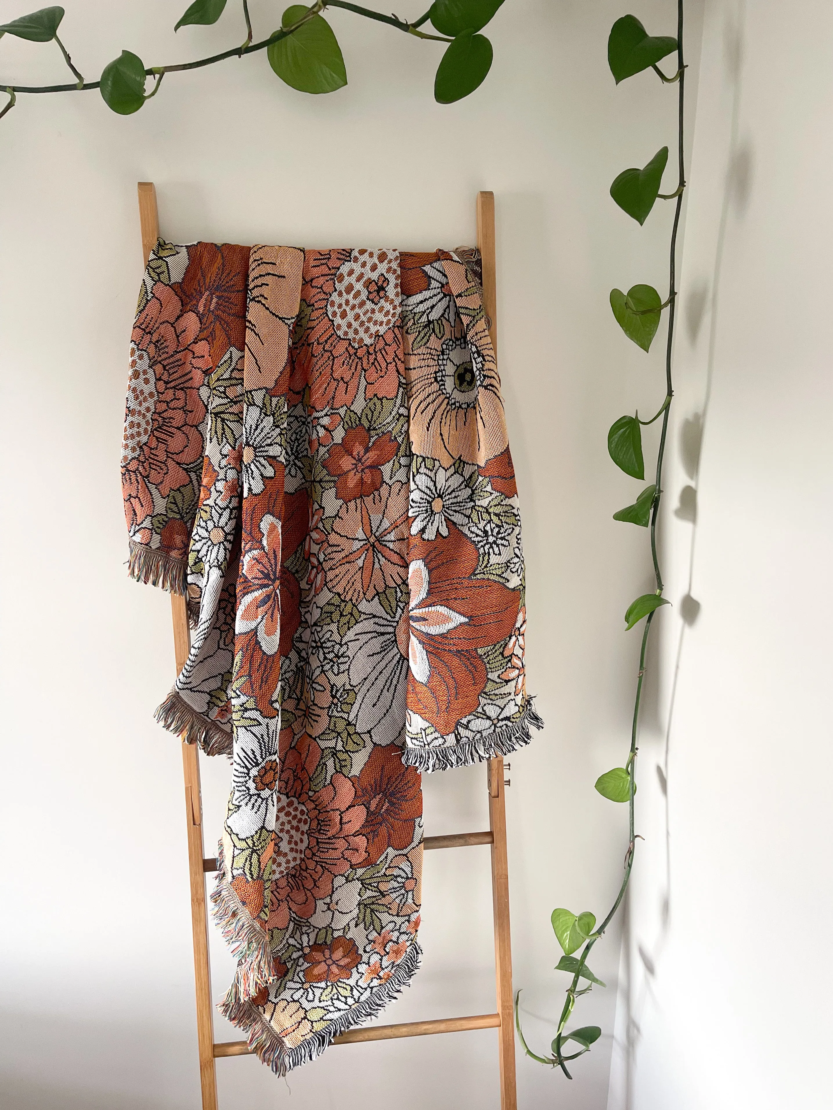 WILDFLOWER - Blanket | 130 x 160 Boho Throw Rug