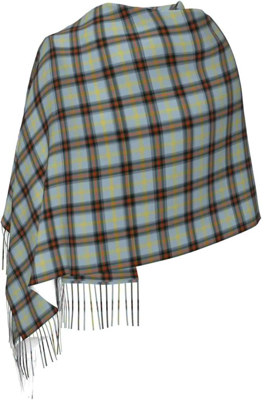 Winter Warm Wrap Shawl Ancient Tartan Of The Scottish Clan Shaw Print Scarves Blanket Scarf For Women Men