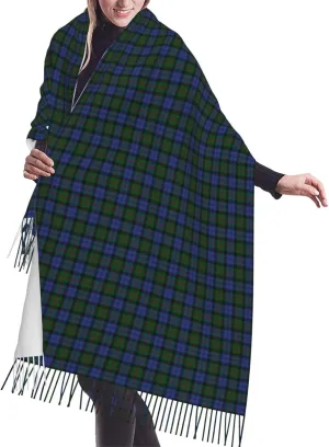 Winter Warm Wrap Shawl Ancient Tartan Of The Scottish Clan Shaw Print Scarves Blanket Scarf For Women Men