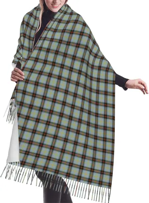 Winter Warm Wrap Shawl Ancient Tartan Of The Scottish Clan Shaw Print Scarves Blanket Scarf For Women Men