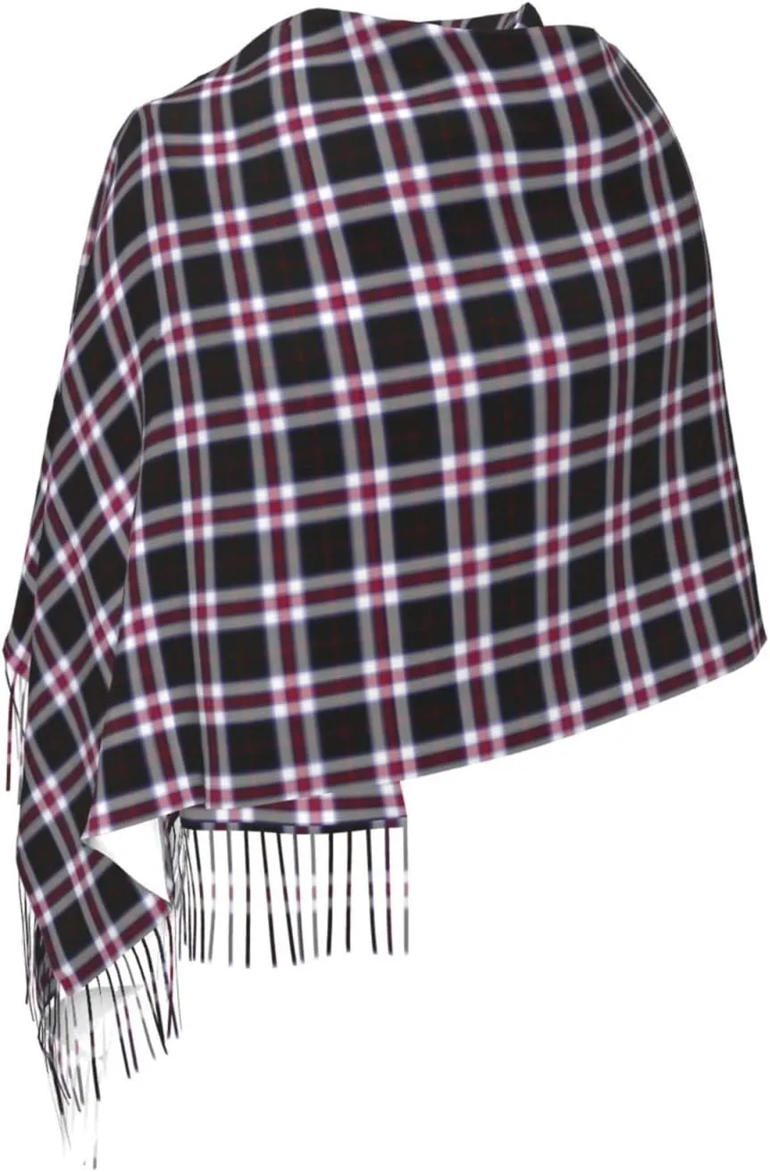 Winter Warm Wrap Shawl The Clan Hunter Tartan Print Scarves Blanket Scarf For Women Men
