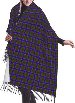 Winter Warm Wrap Shawl The Clan Hunter Tartan Print Scarves Blanket Scarf For Women Men