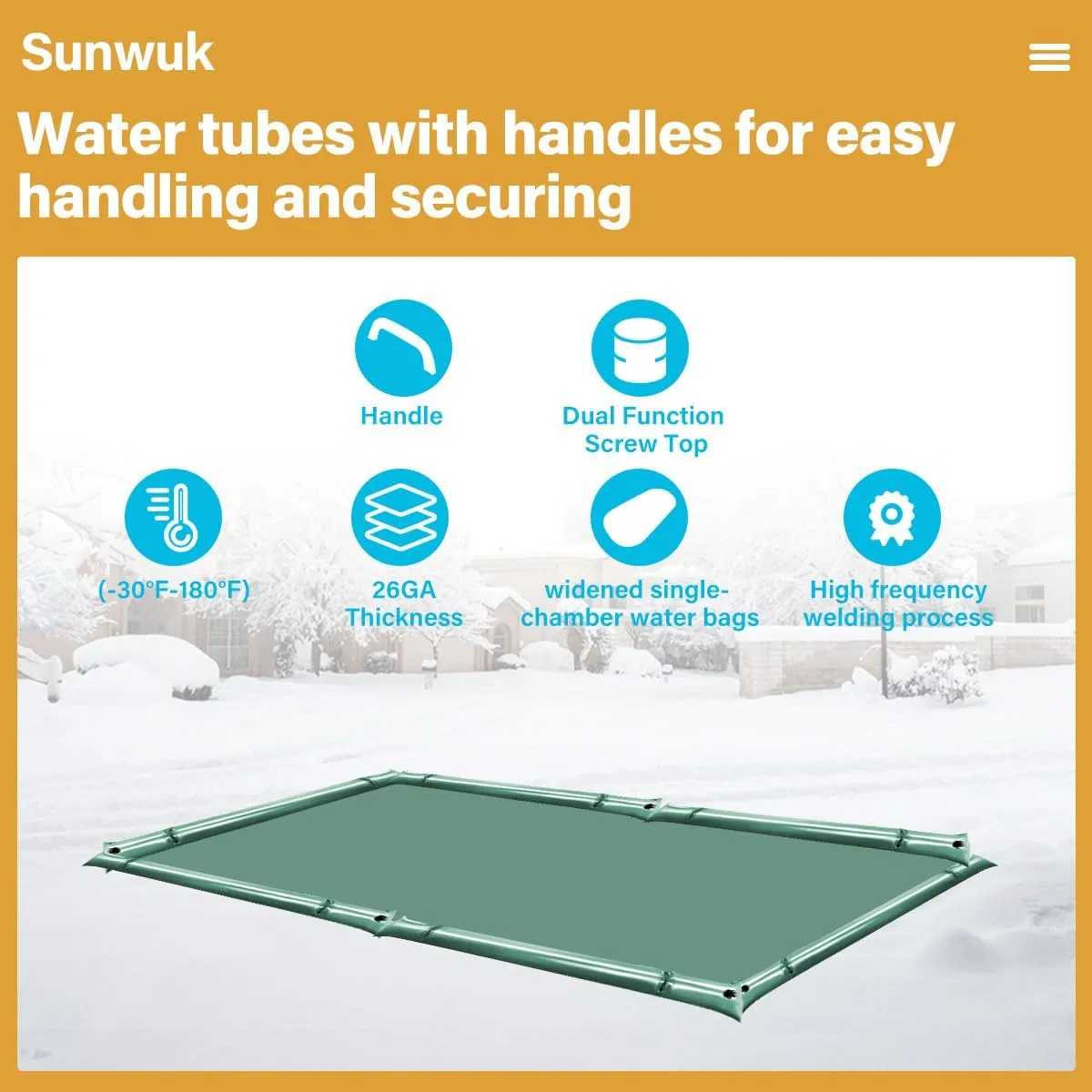 Winter Water Bag 8FT