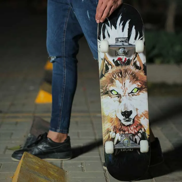 Wolf 31 Inch Skateboard
