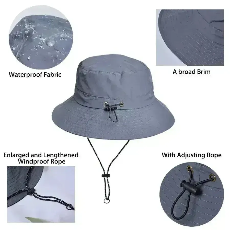 Women Waterproof Sun Hat - UPF50  UV Protection & Foldable