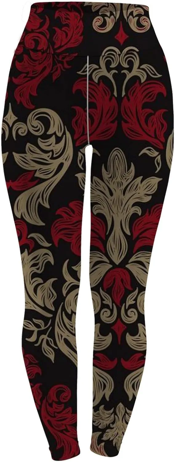 Women's Halloween Funny Skinny Leggings Compression Pants for Yoga Running Daily Fitness Women's Halloween Funny