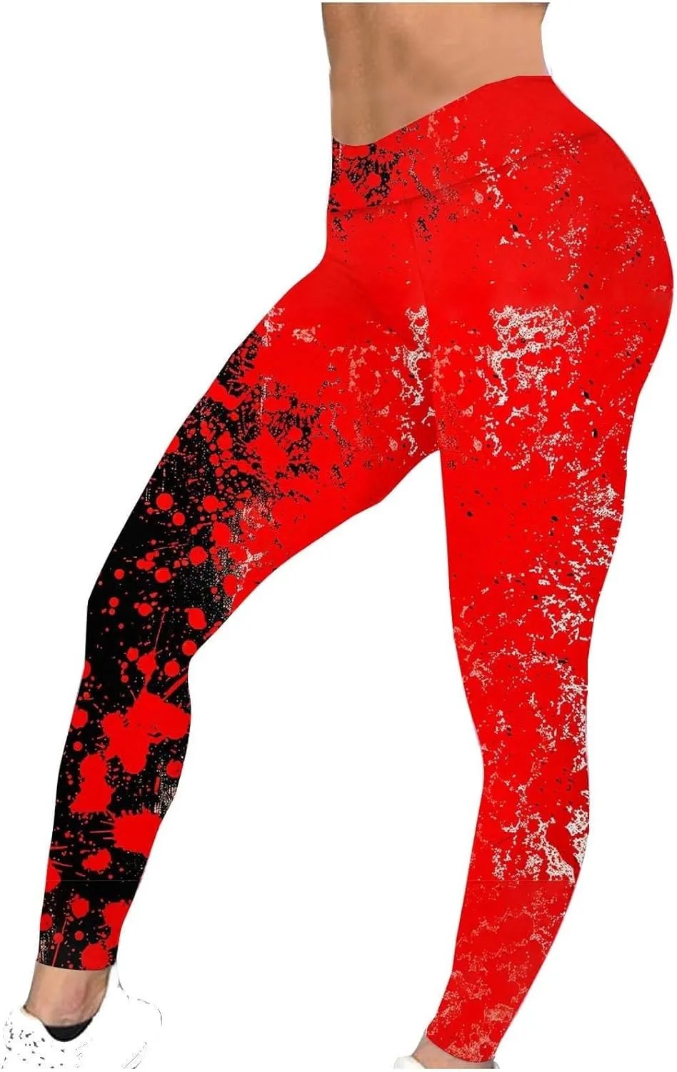 Women's Halloween Pumpkin Leggings High Waist Slim Leggings Yoga Pants Stretchy Athletic Legging Tights Halloween