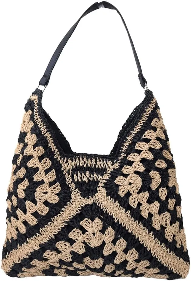 Women's Pala Bohemian Crochet Patchwork Shoulder Bag