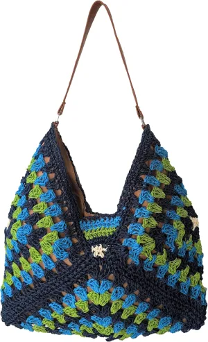Women's Pala Bohemian Crochet Patchwork Shoulder Bag