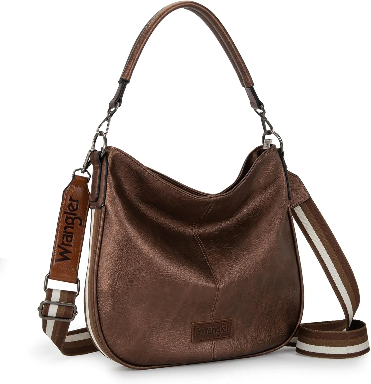 Wrangler Hobo Bags Large Crossbody Bag for Women Shoulder Purse Handbags with Adjustable Strap