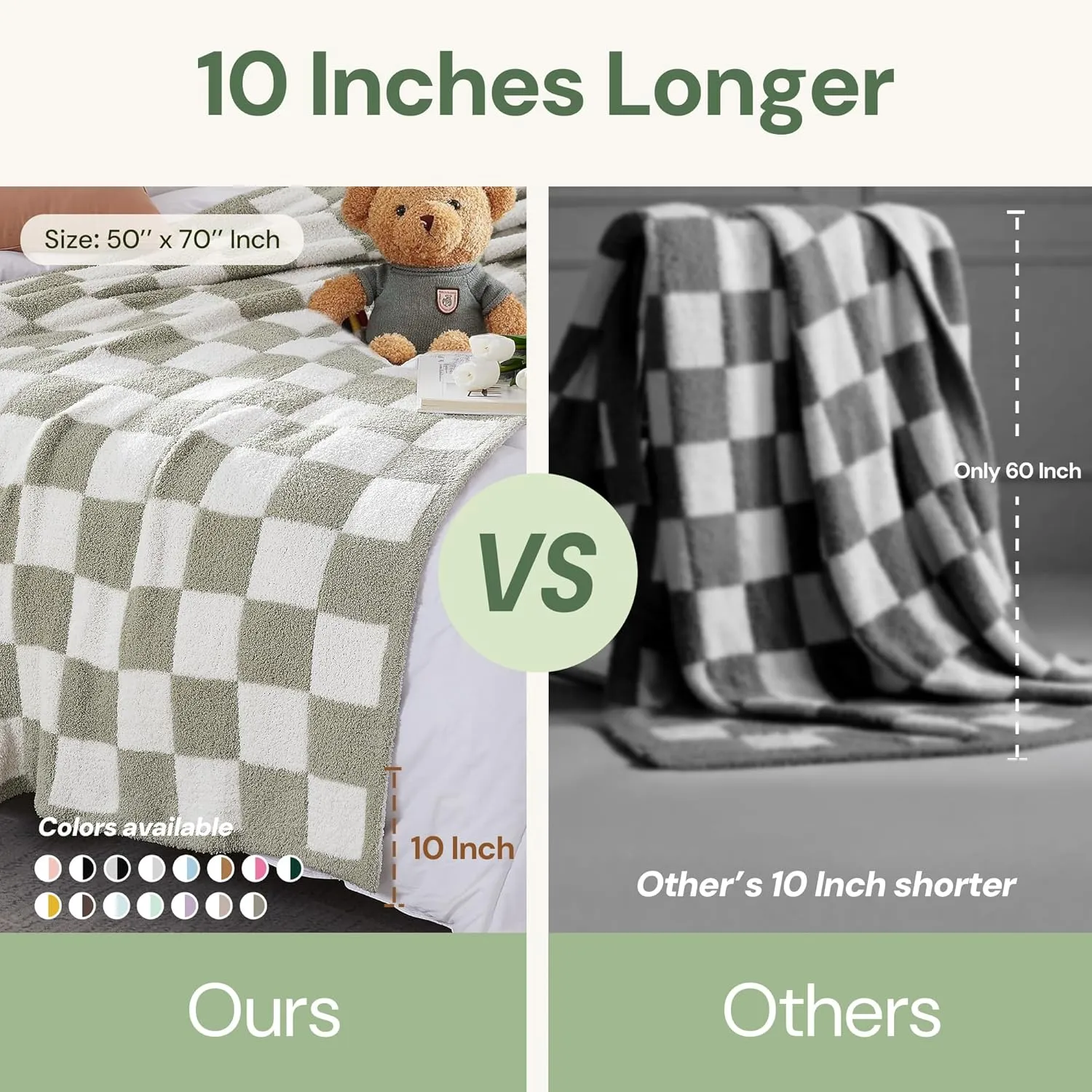 WRENGONGE Grey Blue Throw Blanket, 50x70 Soft Cozy Striped Throw Blankets for Couch, Sofa, Bed, Travel, Lightweight Fluffy Warm Plush Decorative Blankets for Women, Men,Kids Gift