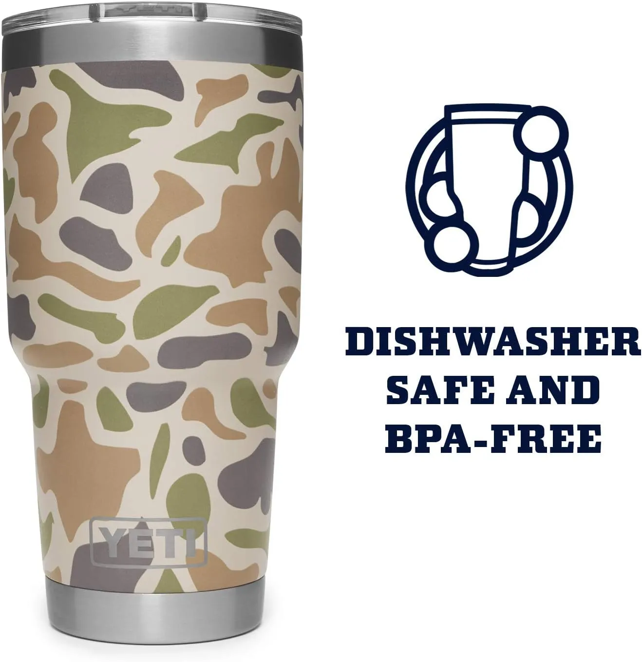 YETI Rambler 30 oz Stainless Steel Vacuum Insulated Tumbler w/MagSlider Lid