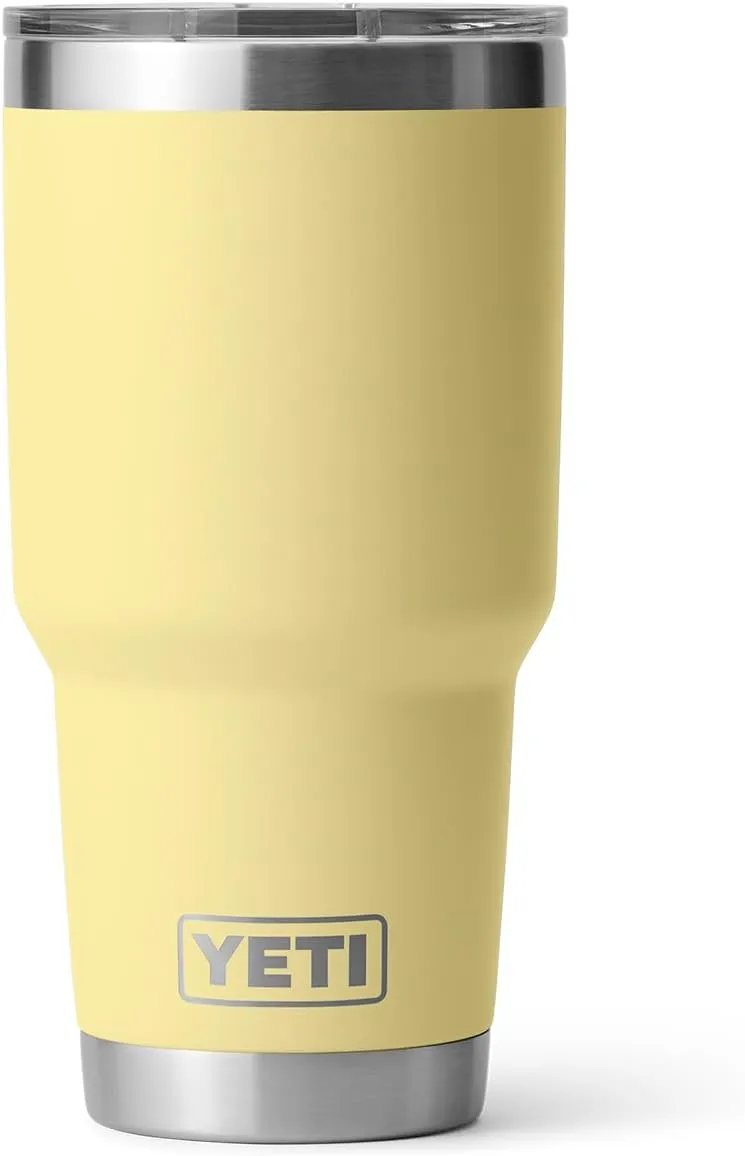 YETI Rambler 30 oz Tumbler, Stainless Steel, Vacuum Insulated with MagSlider Lid, Daybreak Yellow