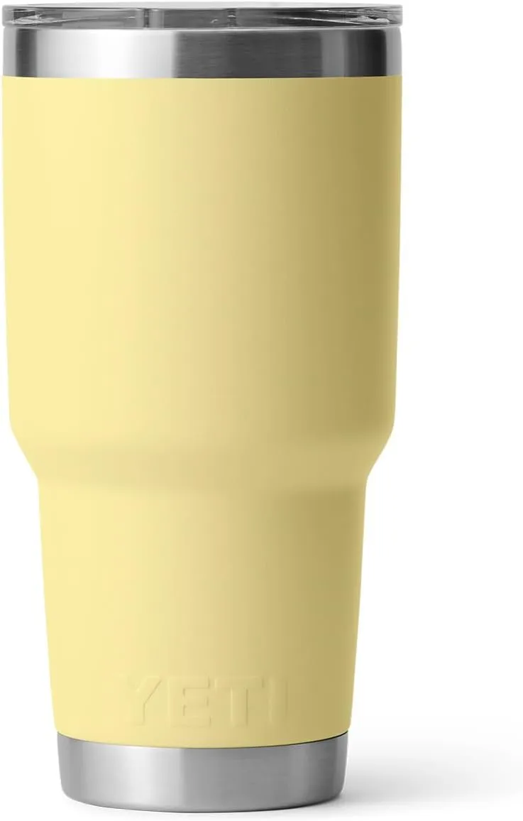 YETI Rambler 30 oz Tumbler, Stainless Steel, Vacuum Insulated with MagSlider Lid, Daybreak Yellow