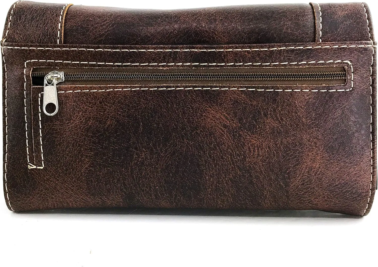 Zelris Tribal Native Dream Catcher Feather Concho Embroidered Crossbody Fold Wallet